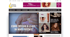 Desktop Screenshot of cabelosloiros.com.br